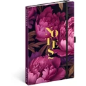 Kép 1/2 - Realsystem Design notesz, vonalas - Purple Flowers