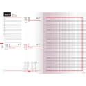 Kép 3/3 - Realsystem 2-Day B/6 kétnapi zsebnaptár, 2026 - Piros