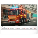 Kép 12/13 - Realsystem Falinaptár, 2026 - Fire Trucks