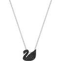 Swarovski Iconic Swan:Nyaklánc Sml Jet Hem/Rhs Swarovski Iconic Swan:Nyaklánc Sml Jet Hem/Rhs