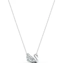 Kép 4/4 - Swarovski Swan Nyaklánc Czwh/Rhs