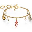 Swarovski Shell:Karkötő Coral Lmul/Gos M Swarovski Shell:Karkötő Coral Lmul/Gos M