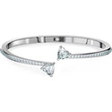Kép 1/3 - Swarovski Attract Soul:Karkötő Heart Czwh/Cry/Rhs L