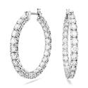 Swarovski Matrix: Fülbevaló Hoop M Whi/Rhs Swarovski Matrix: Fülbevaló Hoop M Whi/Rhs