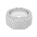 Swarovski Dextera: Gyűrű Oct Full Pave Cre/Rhs 55 Swarovski Dextera: Gyűrű Oct Full Pave Cre/Rhs 55