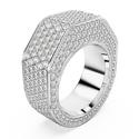 Swarovski Dextera: Gyűrű Oct Full Pave Cre/Rhs 55 Swarovski Dextera: Gyűrű Oct Full Pave Cre/Rhs 55