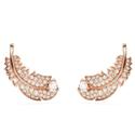 Kép 1/3 - Swarovski Nice: Fülbevaló Stud Silk/Cry/Ros
