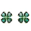 Kép 1/3 - Swarovski Idyllia: Fülbevaló Stud Clover Gre/Gos