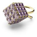 Kép 1/4 - Swarovski Curiosa koktélgyűrű lila 58