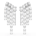 Kép 1/4 - Swarovski Millenia: Fülbevaló Clip Whi/Rhs