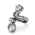Kép 1/4 - Swarovski The Vienna Collection: Gyűrű White/Rus 55