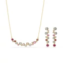 Kép 1/6 - Swarovski Constella: Szett Redt/Gos