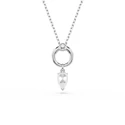 Kép 5/5 - Swarovski Mesmera: Nyaklánc Pear Whi/Rhs
