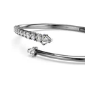 Kép 4/5 - Swarovski Sublima: Karkötő Op Whi/Rus M