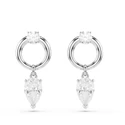 Kép 1/4 - Swarovski Mesmera: Fülbevaló Whi/Rhs