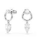 Kép 2/4 - Swarovski Mesmera: Fülbevaló Whi/Rhs
