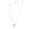 Kép 2/5 - Swarovski Swan: Nyaklánc Drop Whi/Rhs