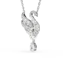 Kép 3/5 - Swarovski Swan: Nyaklánc Drop Whi/Rhs