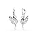 Kép 4/4 - Swarovski Swan: Fülbevaló Whi/Rhs
