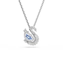 Kép 1/5 - Swarovski Swan: Nyaklánc Blue/ Blu/Rhs