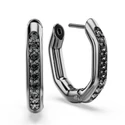 Kép 3/4 - Swarovski Dextera: Fülbevaló Mn Hoop Cry Sini/Rus