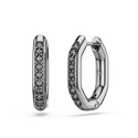 Kép 4/4 - Swarovski Dextera: Fülbevaló Mn Hoop Cry Sini/Rus