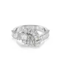 Kép 1/5 - Swarovski Matrix: Gyűrű Knot Whi/Rhs 58