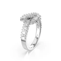 Kép 2/5 - Swarovski Matrix: Gyűrű Knot Whi/Rhs 58