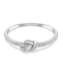 Kép 1/5 - Swarovski Matrix: Karkötő Knot Whi/Rhs S
