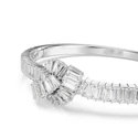 Kép 4/5 - Swarovski Matrix: Karkötő Knot Whi/Rhs M