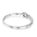 Kép 5/5 - Swarovski Matrix: Karkötő Knot Whi/Rhs L