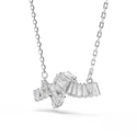 Kép 3/5 - Swarovski Matrix: Nyaklánc Knot Whi/Rhs