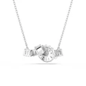 Kép 5/5 - Swarovski Matrix: Nyaklánc Knot Whi/Rhs