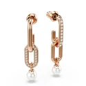 Kép 3/4 - Swarovski Constella: Fülbevaló Whi/Ros