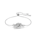 Kép 1/5 - Swarovski Matrix: Karkötő Knot Whi/Rhs M