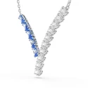 Kép 3/5 - Swarovski Matrix: Nyaklánc Blu/Rhs