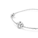 Kép 5/5 - Swarovski Una: Karkötő Double Side Cre/Rhs M
