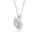 Kép 3/5 - Swarovski Swan: Nyaklánc White Whi/Rhs