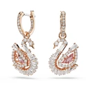 Kép 1/4 - Swarovski Swan: Fülbevaló Pink Pin/Ros