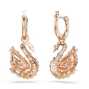 Kép 4/4 - Swarovski Swan: Fülbevaló Pink Pin/Ros