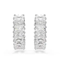 Kép 2/4 - Swarovski Matrix: Fülbevaló Mn Hoop White/Rhs