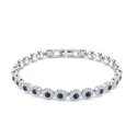 Kép 1/5 - Swarovski Una: Karkötő S Angelic Blu/Rhs