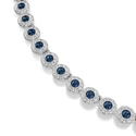 Kép 4/5 - Swarovski Una: Nyaklánc S Angelic Blu/Rhs