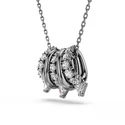 Kép 3/5 - Swarovski Sublima: Nyaklánc Whi/Rus