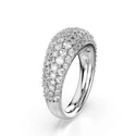 Kép 2/4 - Swarovski Sublima: Gyűrű White/Rhs 52