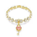 Kép 6/6 - Swarovski Idyllia: Charm Szív és kulcs White/Gos