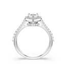 Kép 3/5 - Swarovski Una: Gyűrű Hrt White/Rhs 58