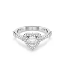 Kép 1/5 - Swarovski Una: Gyűrű Hrt White/Rhs 60