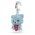 Kép 2/6 - Swarovski Idyllia F Charm: Charm Medve Aqua/Rhs