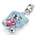 Kép 3/6 - Swarovski Idyllia F Charm: Charm Medve Aqua/Rhs